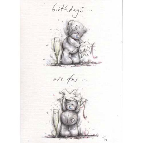 Birthday Me to You Bear Sketchbook Card £2.35